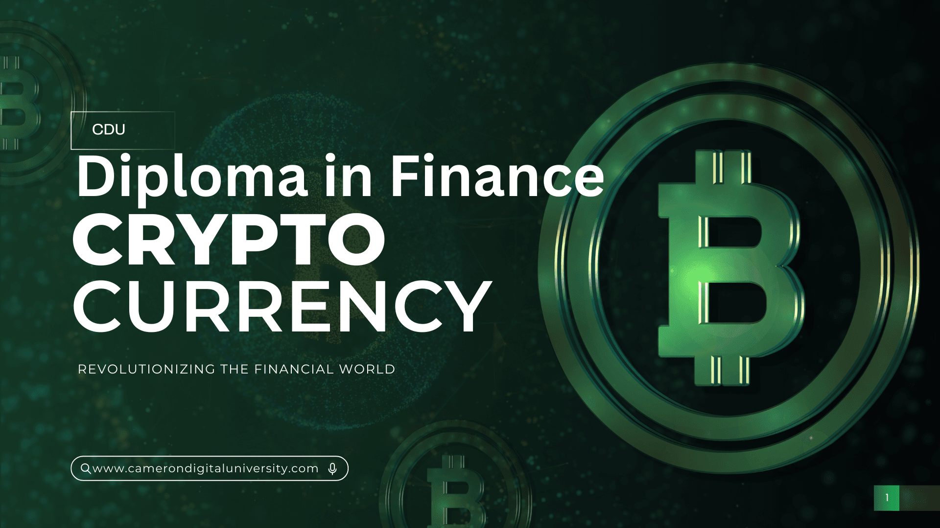 Green Modern Cryptocurrency Presentation