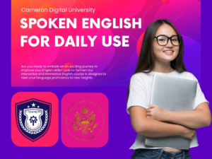 Purple Pink Gradient Modern Engish Course Instagram Post