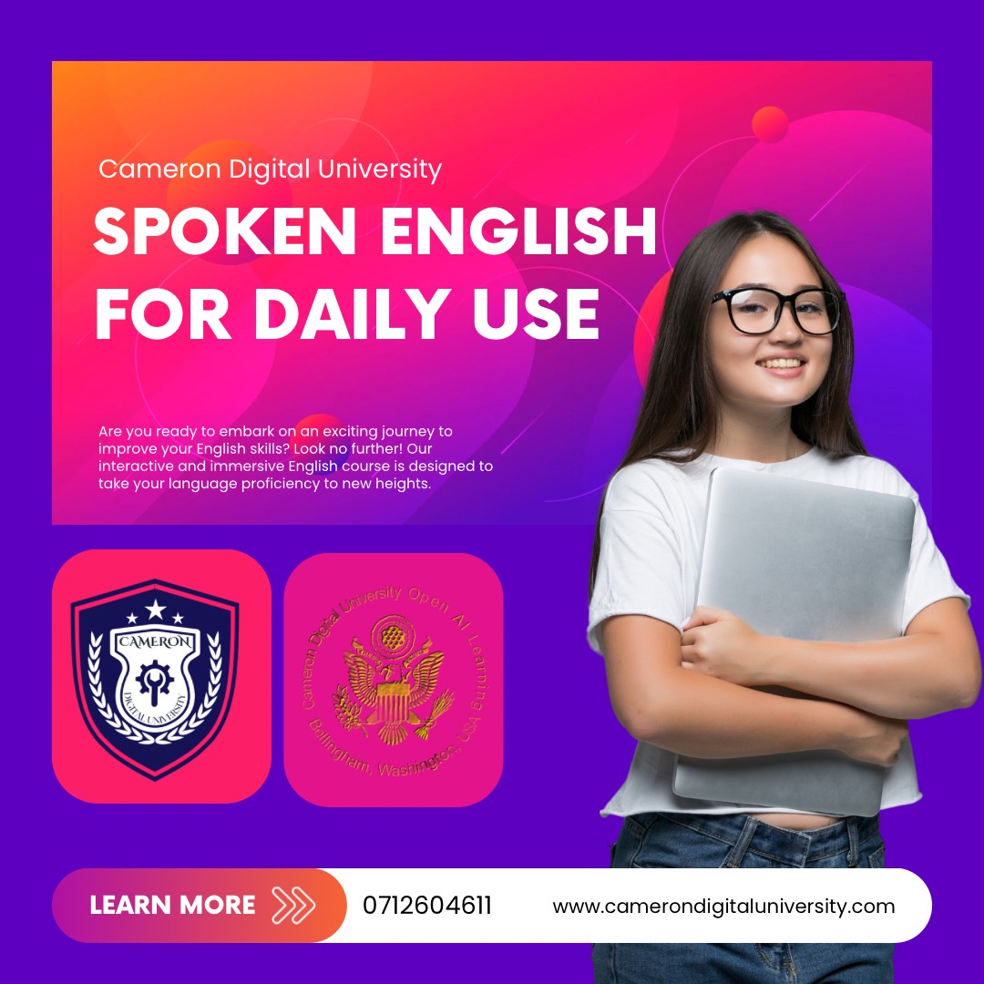 Purple Pink Gradient Modern Engish Course Instagram Post